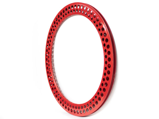 aro fixie doble pared, perforado R-700 de 36h  aluminio 70mm Gospel   rojo    Z5O
