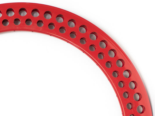 aro fixie doble pared, perforado R-700 de 36h  aluminio 70mm Gospel   rojo    Z5O