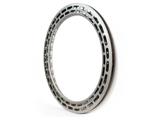 aro fixie doble pared, perforado R-700 de 36h  aluminio 70mm Gospel   gris    Z5O