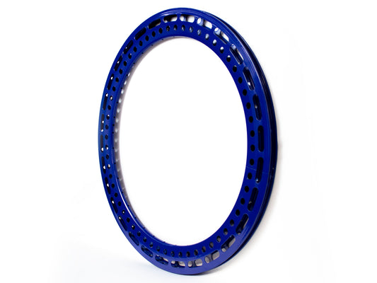 aro fixie doble pared, perforado R-700 de 36h  aluminio 70mm Gospel   azul    Z5O