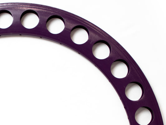 aro fixie doble pared, perforado R-700 de 36h  aluminio 50mm Gospel   morado     Z5O