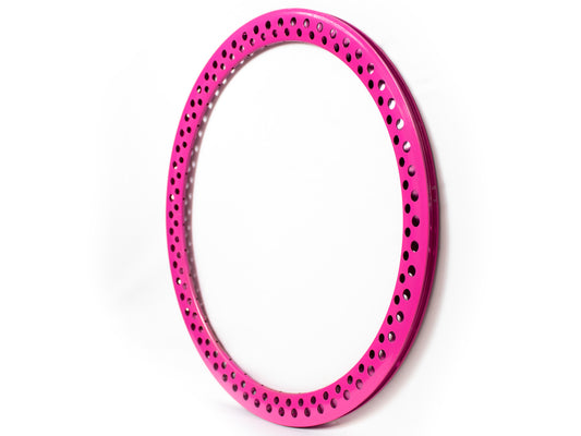 aro fixie doble pared, perforado R-700 de 36h  aluminio 50mm Gospel   rosa     Z5O