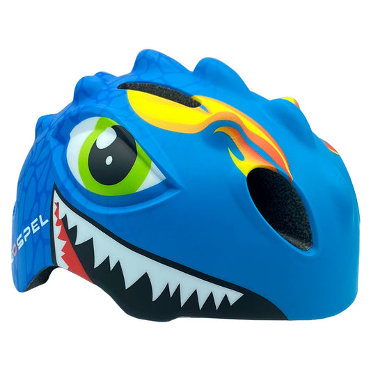 Casco y kit de seguridad infantil GOSPEL azul