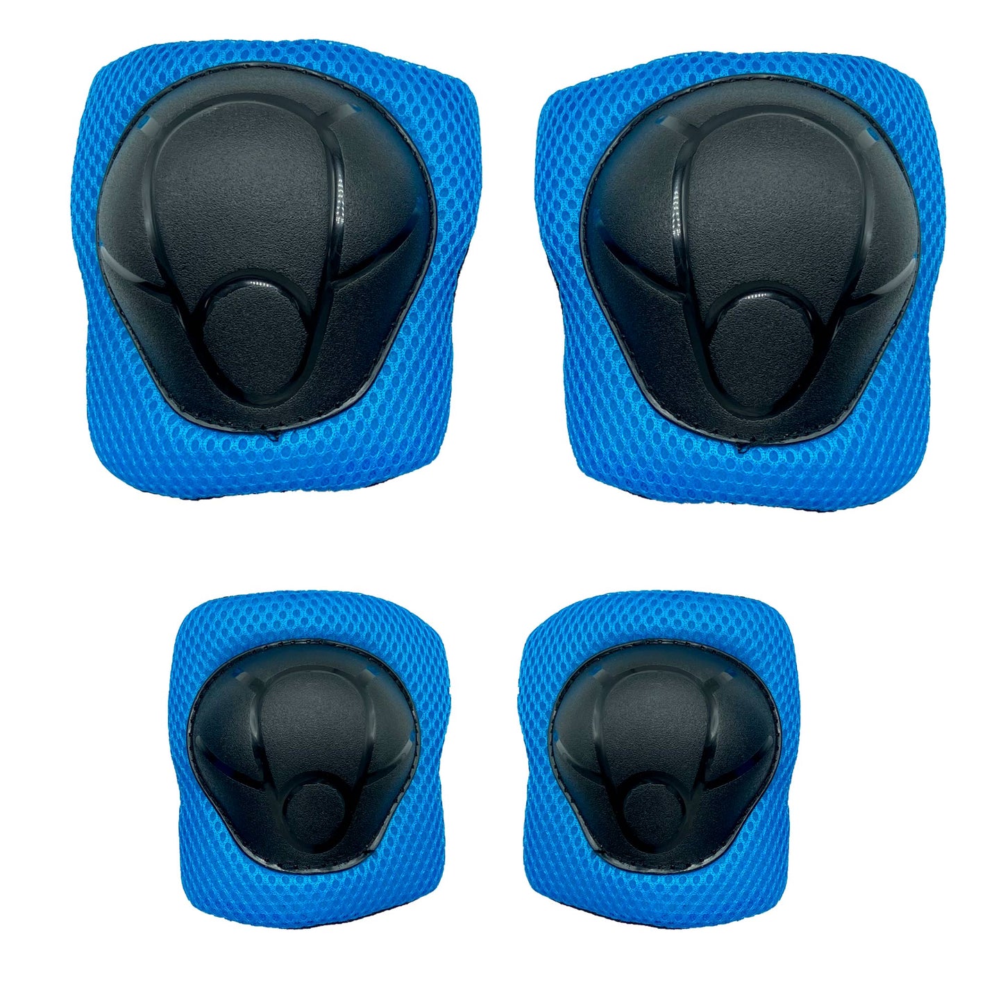 Casco y kit de seguridad infantil GOSPEL azul