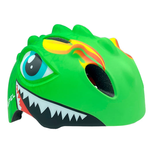 Casco y kit de seguridad infantil GOSPEL verde