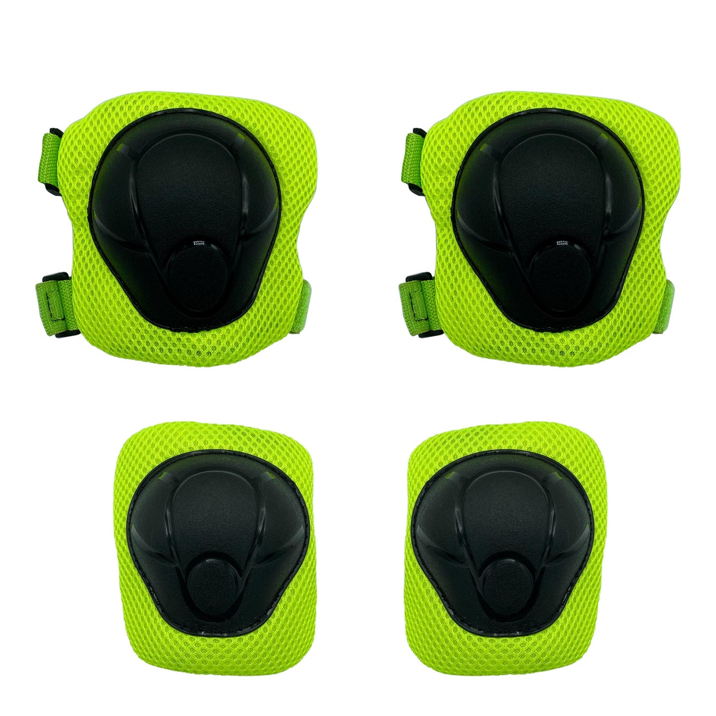 Casco y kit de seguridad infantil GOSPEL verde
