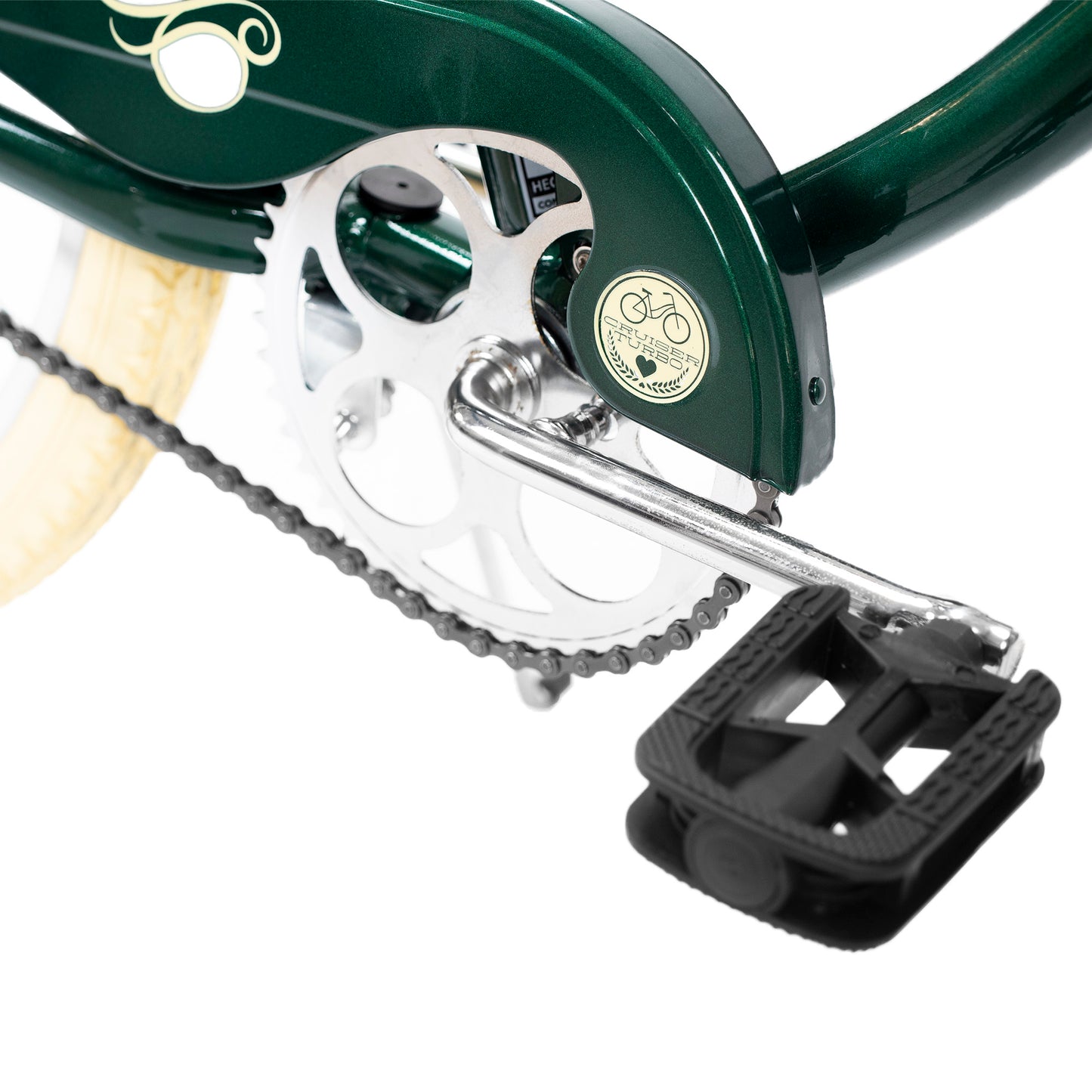 Bicicleta TURBO R 26 Urbana  Malibu Retro 1 Velocidad Aluminio verde