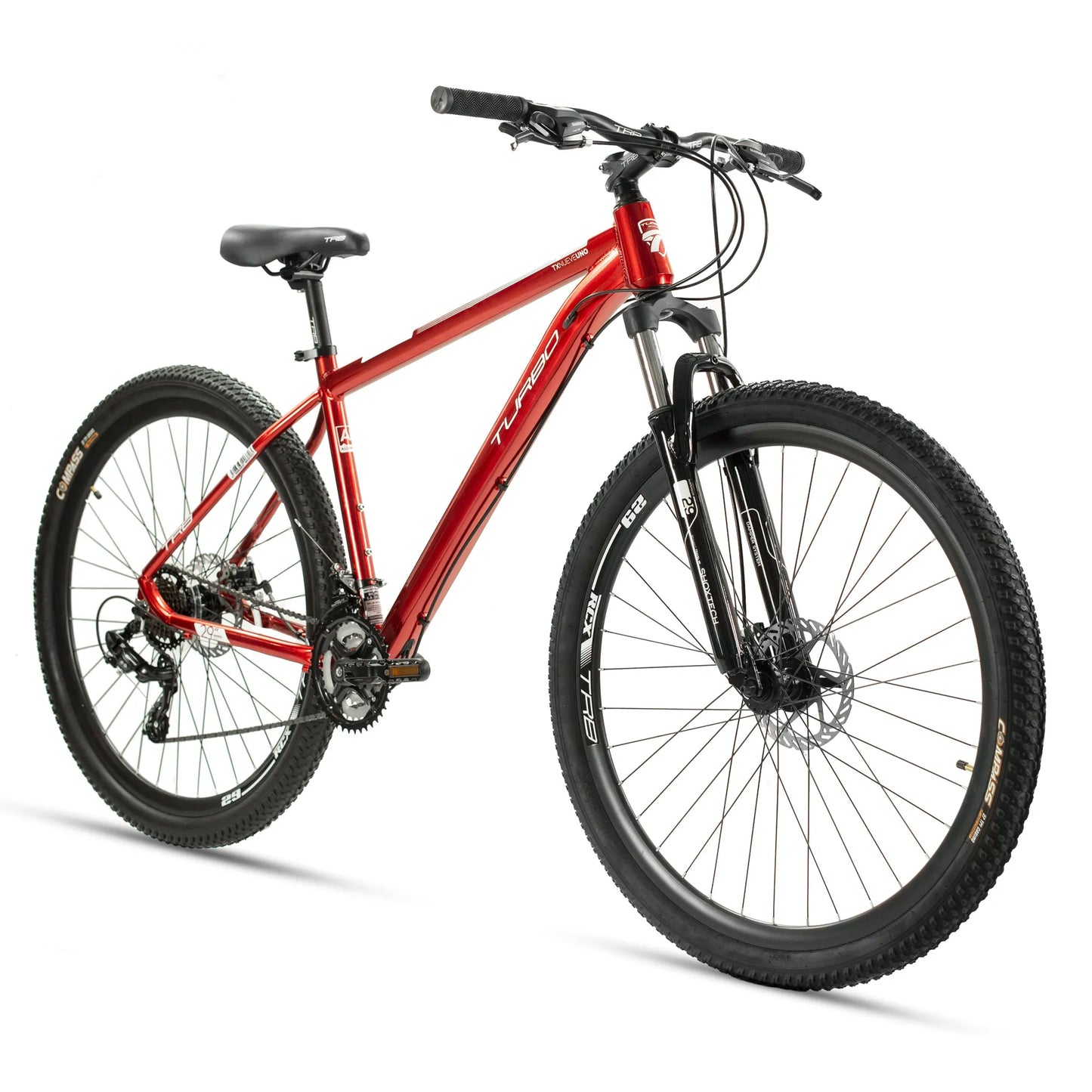 Bicicleta TURBO R 29 aluminio TX9.1  roja aluminio talla L 3x7v