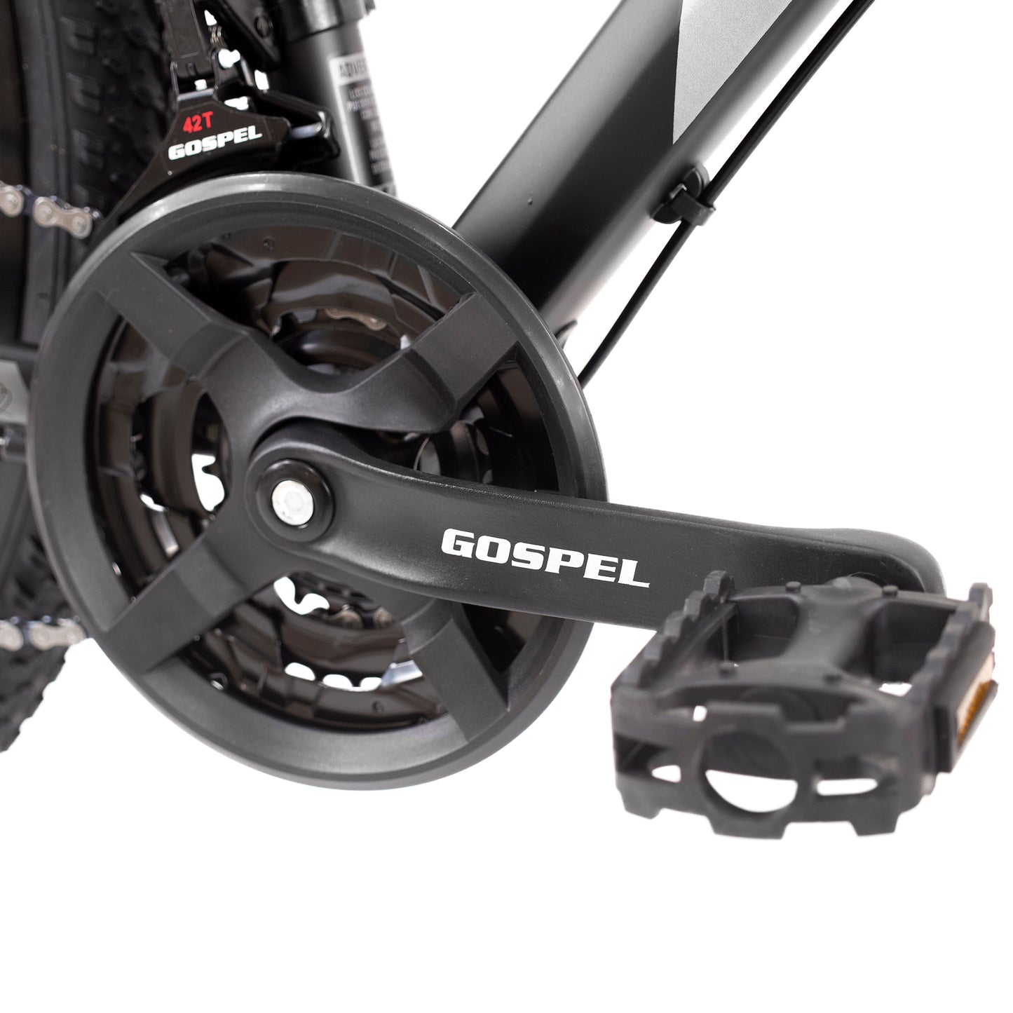 Bicicleta GOSPEL R-29 Montaña Race 3X8V negro/gris/violeta Talla ch