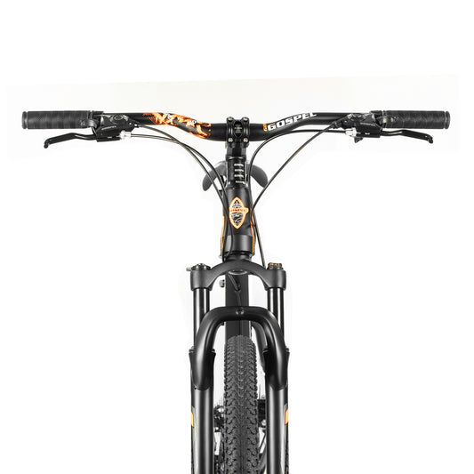 Bicicleta GOSPEL  R-29 Montaña Race 3X8V negro/ gris/ naranja Talla M