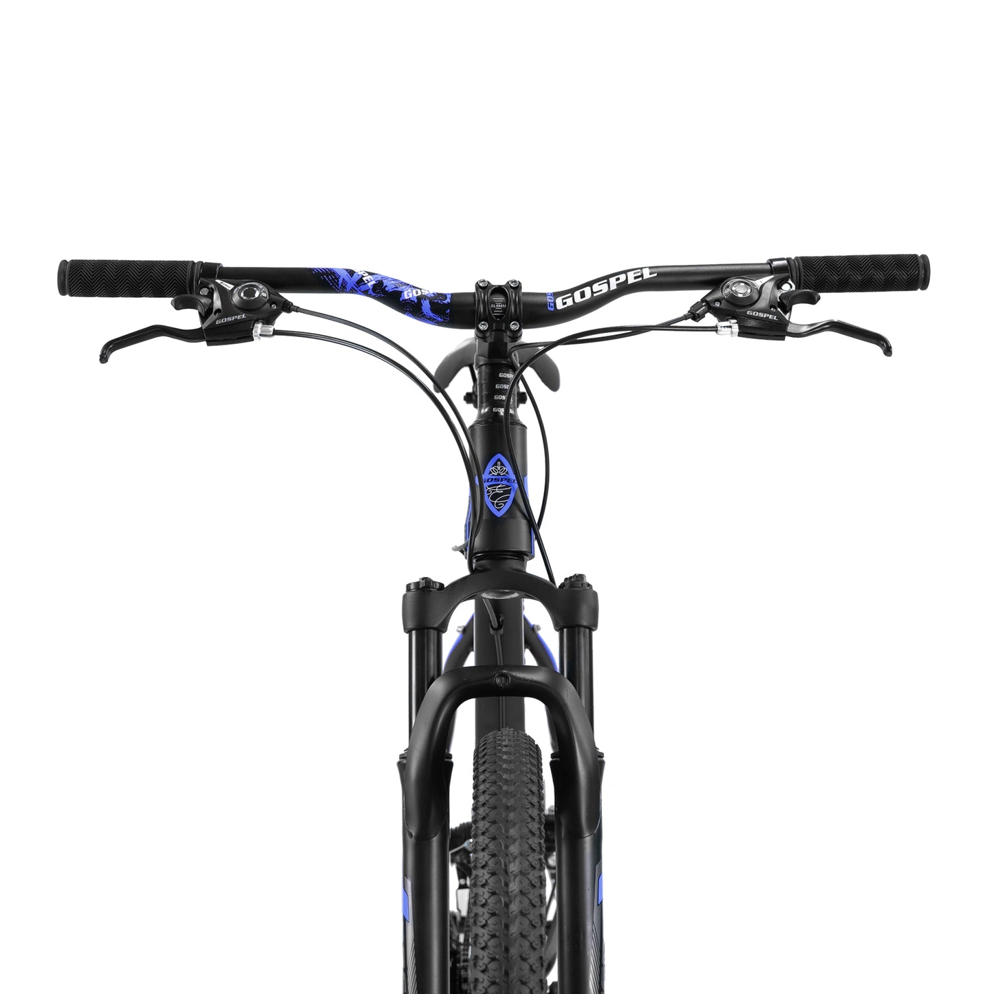 Bicicleta GOSPEL R-29 Montaña Race Alum 3X8V negro/gris/azul Talla G