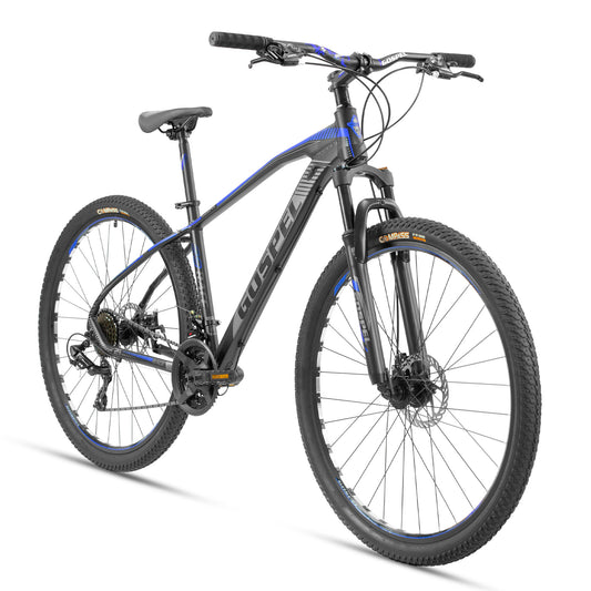 Bicicleta GOSPEL  R-29 Montaña Race Alum 3X8V   negro/gris/azul  Talla G