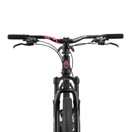 Bicicleta GOSPEL  R-29 Montaña Race 3X8V  negro/gris/rosa Talla CH