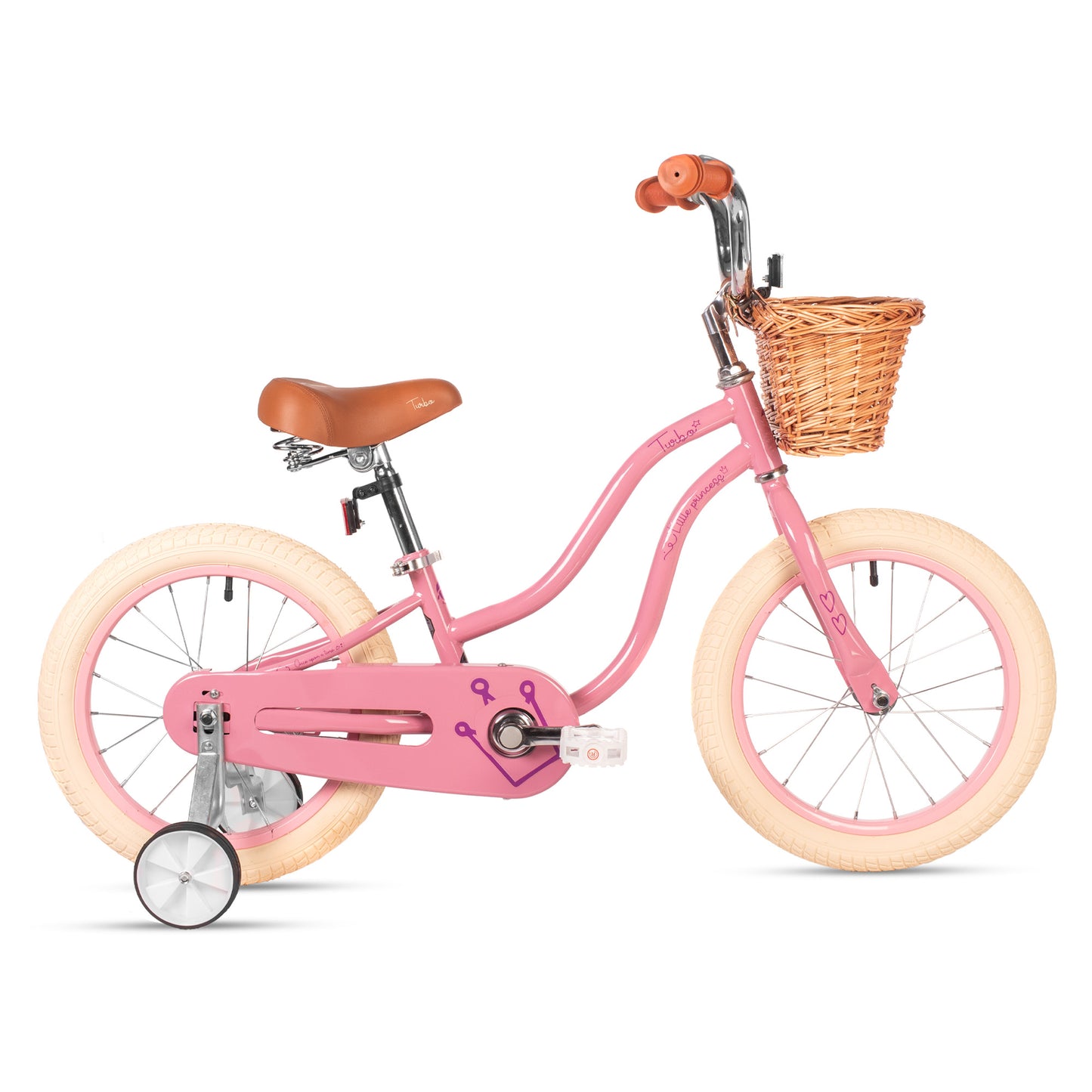 Bicicleta TURBO R 16 Infantil  Little Princess rosa
