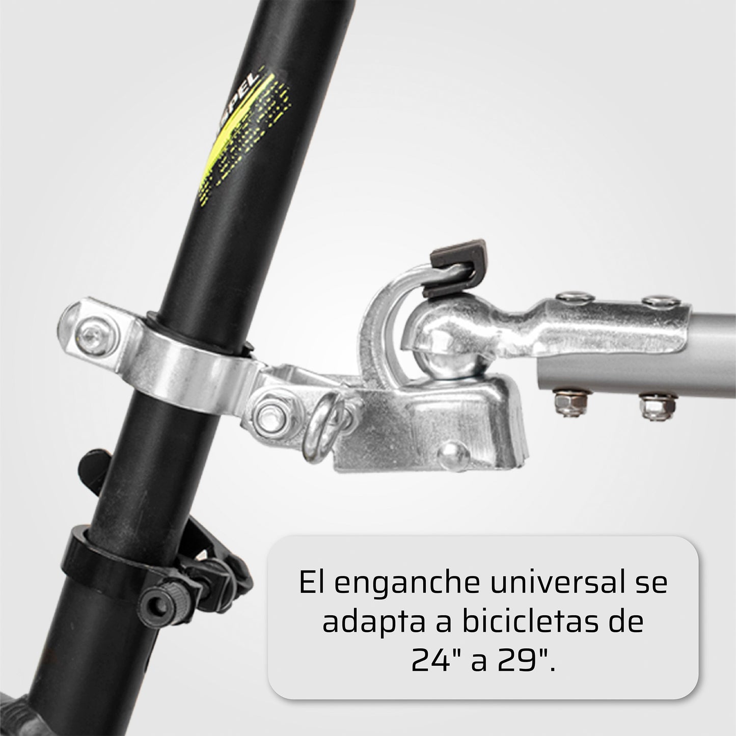Remolque de carga con caja de plastico doblable para 40Kg o 45lts R16 con reflejantes 53x36x28 azul Gospel Z5O