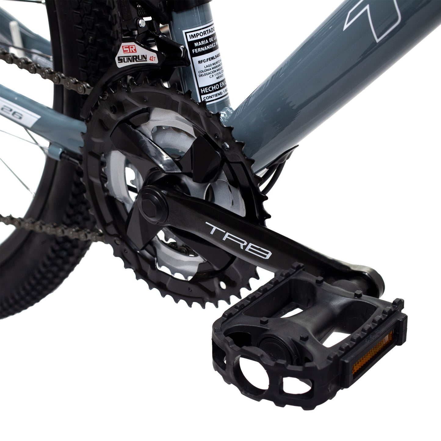 Bicicleta TURBO  R  26 Inixia gris Turbo 3x7v