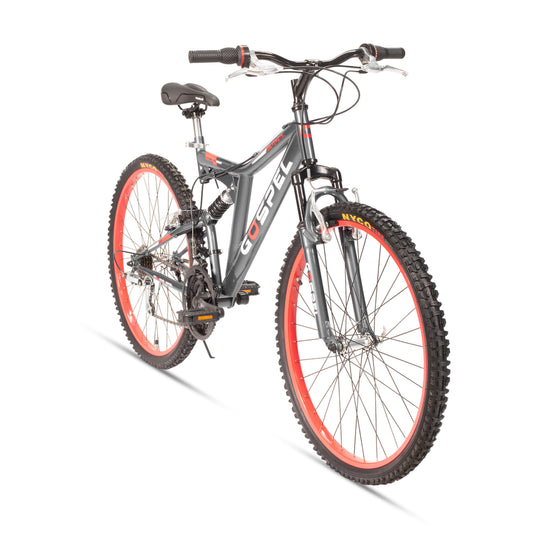 Bicicleta GOSPEL  R-26 doble suspensión 3X6V