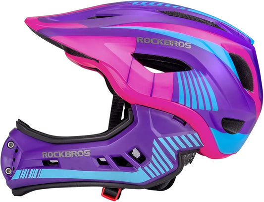 Casco Rockbros abierto que puede convertirse a full face