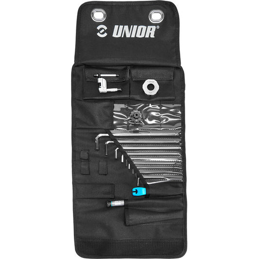 UNIOR Set herramientas en rollo con 15 piezas