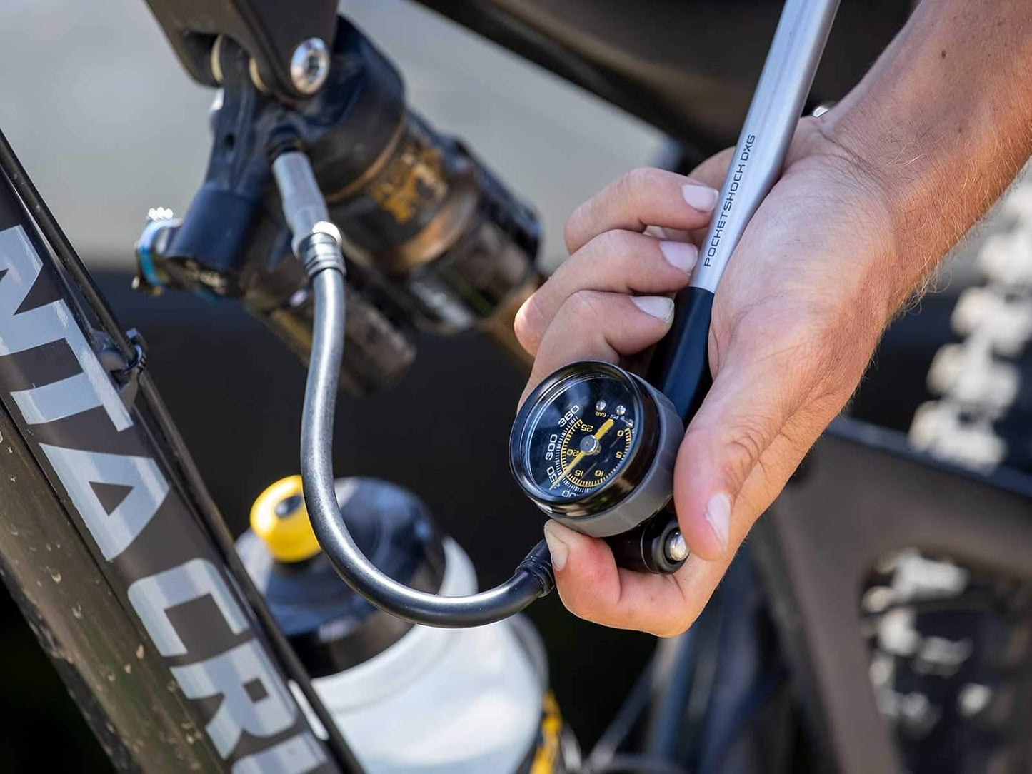 Bomba para suspensiones y shock Topeak Pocketshock DXG xl