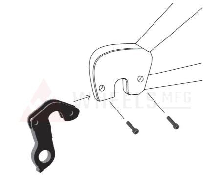 PATA DE CAMBIO CUADRO / DESVIADOR 159 CANNONDALE