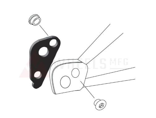 PATA DE CAMBIO CUADRO / DESVIADOR 175 GIANT