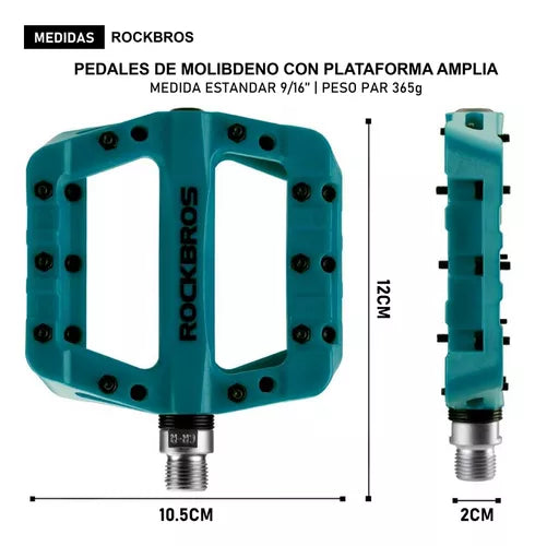 Pedales de Nylon con pines Rockbros