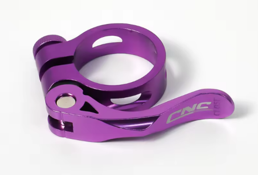 Abrazadera de tubo de asiento 31.8mm morado