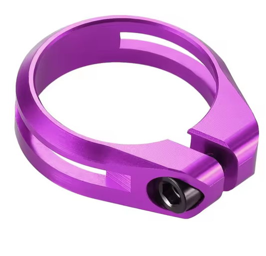 Abrazadera de tubo de asiento 31.8mm morado ryet