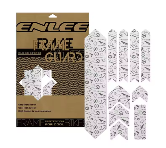 Kit de Protectores de cuadro Enlee autoadherible bici