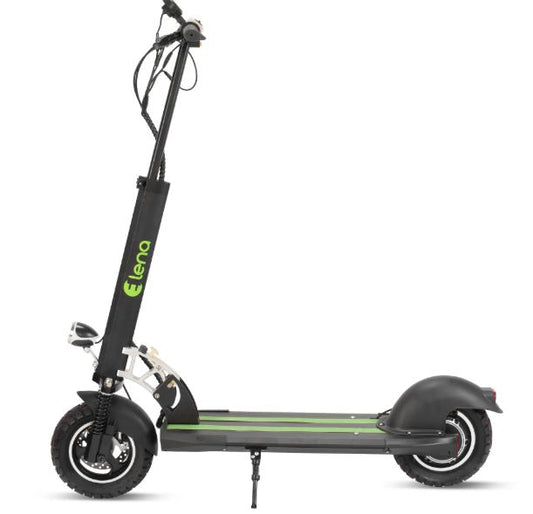 Scooter electrico GF - S12 10 pulgadas 500W 48V 14.5 AH IPX4 frenos de disco con suspension delantera E - lena