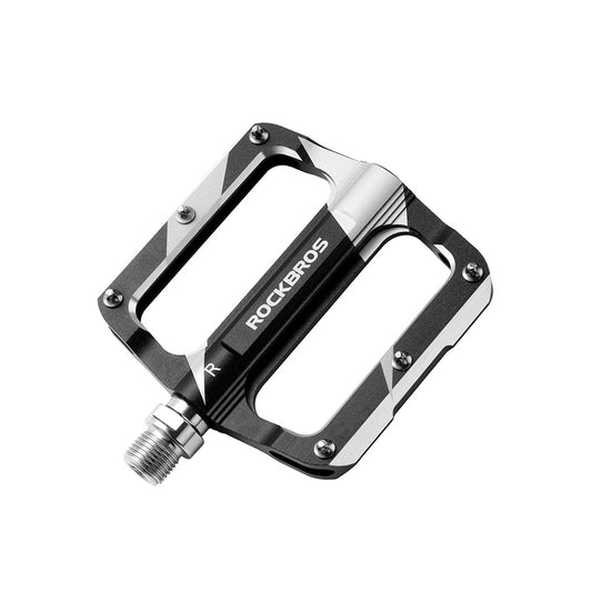 Pedales Rockbros aluminio y pines negro