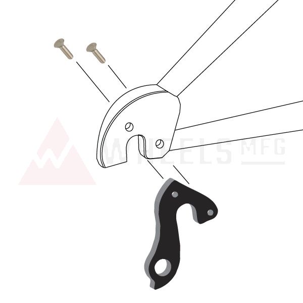 PATA DE CAMBIO CUADRO / DESVIADOR 138 PINARELLO