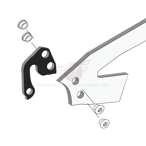 PATA DE CAMBIO CUADRO / DESVIADOR 139 COMMENCAL