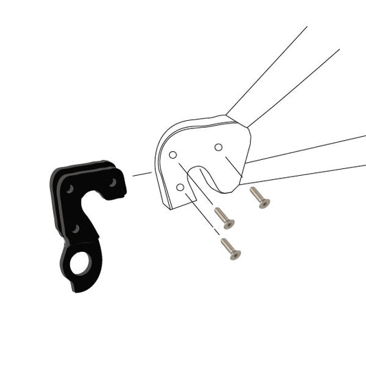 PATA DE CAMBIO CUADRO / DESVIADOR 28 KHS