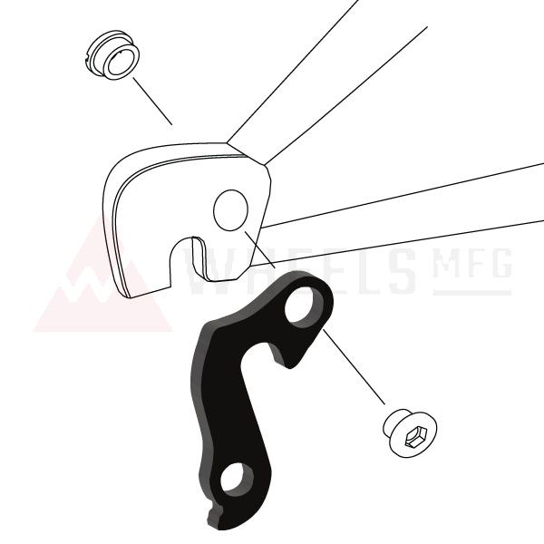 PATA DE CAMBIO CUADRO / DESVIADOR 73 SCHWINN, MARIN, SALSA