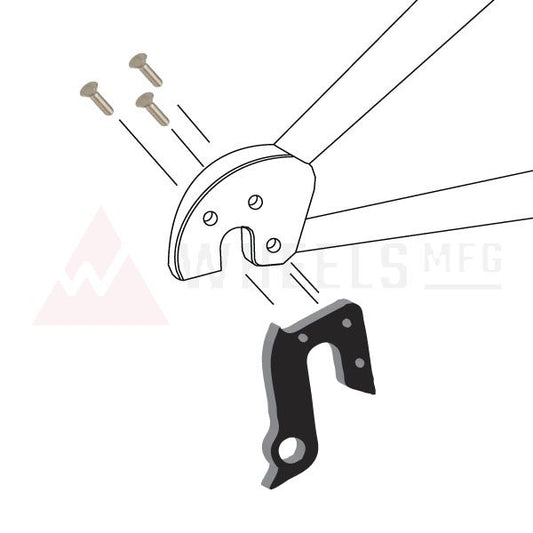 PATA DE CAMBIO CUADRO / DESVIADOR 145 TITUS