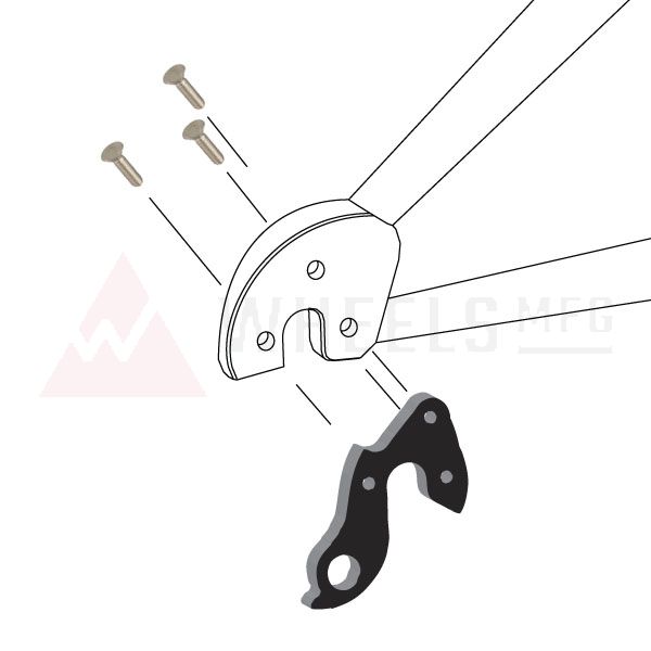 PATA DE CAMBIO CUADRO / DESVIADOR 170 RIDLEY