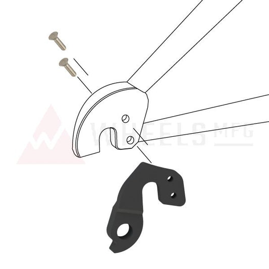 PATA DE CAMBIO CUADRO / DESVIADOR 190 BH