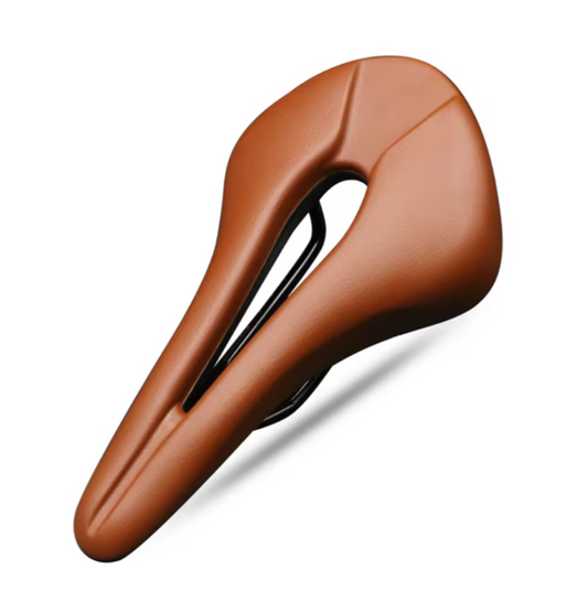 Asiento de bici muy cómodo café claro