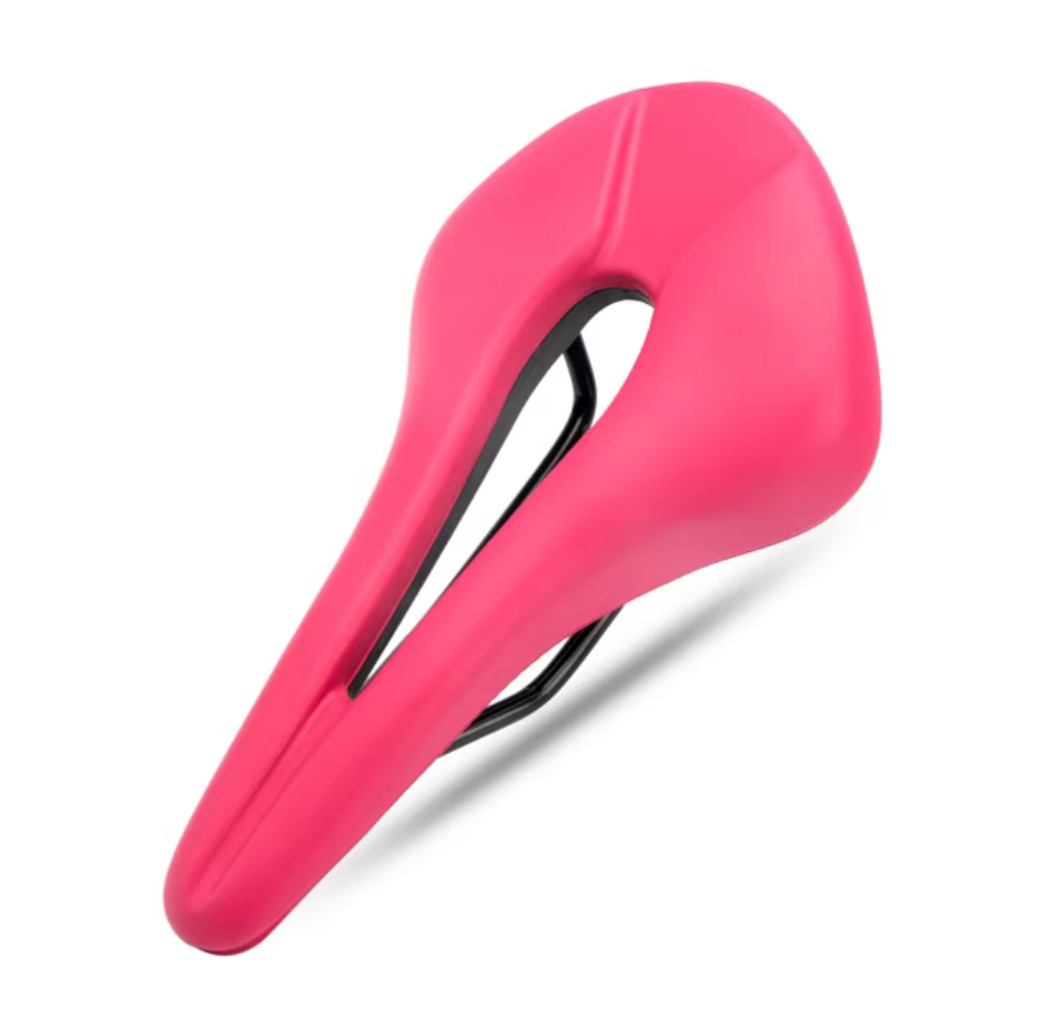 Asiento de bici muy cómodo rosa