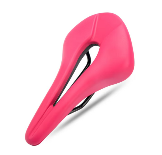 Asiento de bici muy cómodo rosa