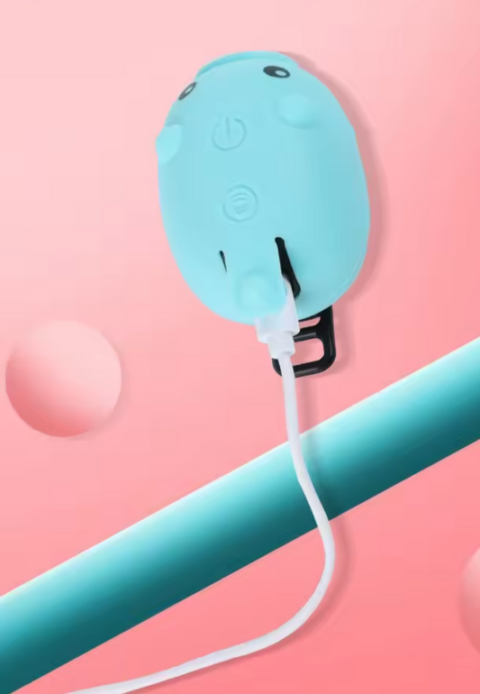 Luz delantera de puerquito verde, recargable