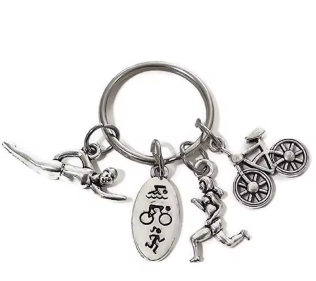 Llavero de bici triatlón