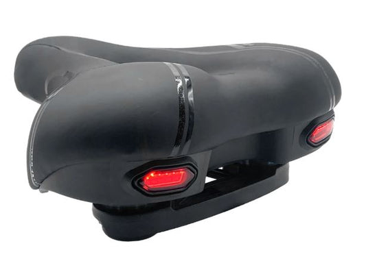 Asiento con luz recargable anti prostático ancho