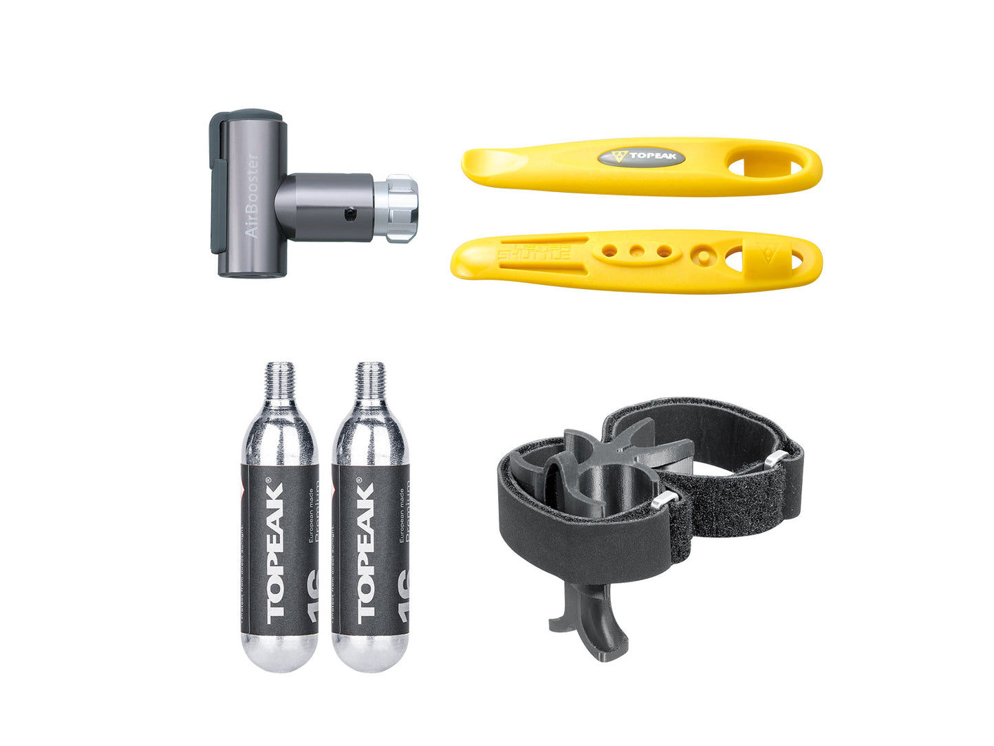 Kit de base para Boquilla y cartucho de CO2 Topeak airbooster race pod x