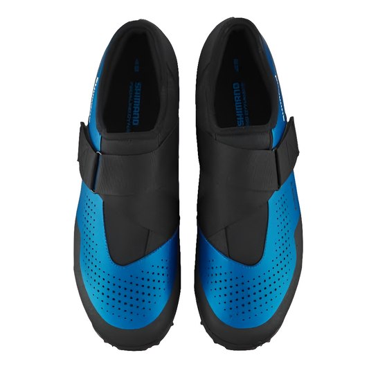 Zapatilla shimano MX100 azul MTB
