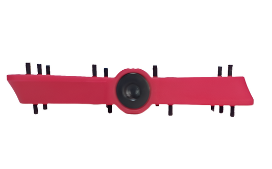 Pedales de Nylon con pines Roda rojo