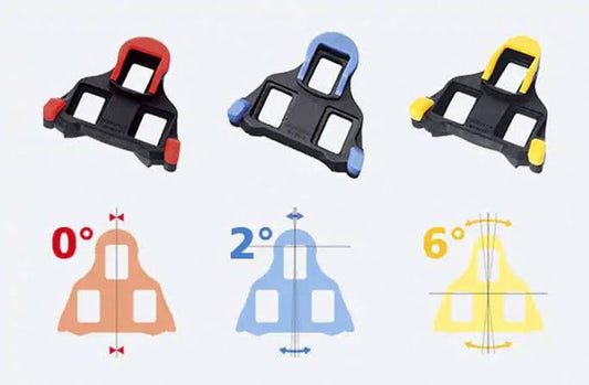 grapa para zapatilla ruta Shimano azul