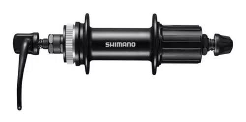 Maza shimano trasera 9x135 mm de 32h freno de disco Center lock y cassette